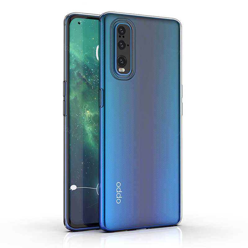Oppo Reno 3 Pro 5G Kılıf Zore Süper Silikon Kapak Renksiz