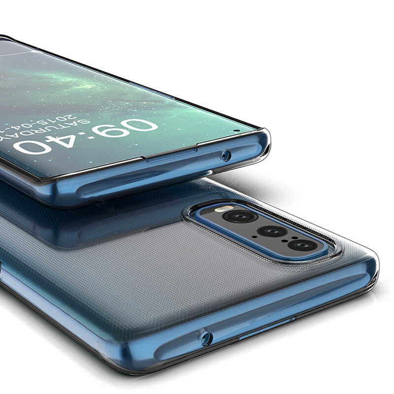 Oppo Reno 3 Pro 5G Kılıf Zore Süper Silikon Kapak Renksiz