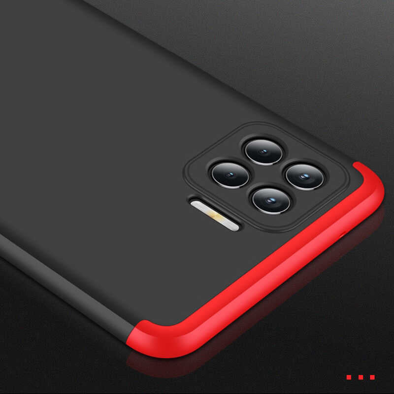 Oppo Reno 4 Lite Kılıf Zore Ays Kapak Kırmızı