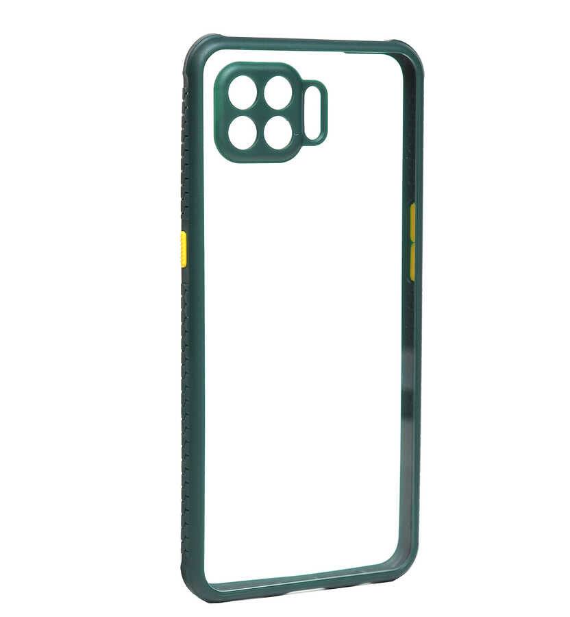 Oppo Reno 4 Lite Kılıf Zore Kaff Kapak Siyah