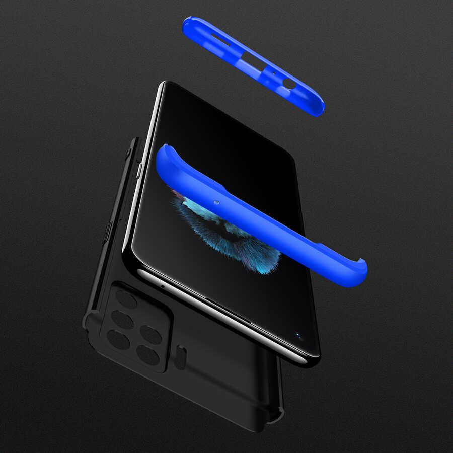 Oppo Reno 5 Lite Kılıf Zore Ays Kapak Siyah