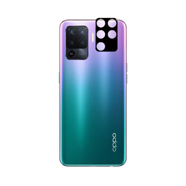 Oppo Reno 5 Lite Zore 3D Kamera Camı Siyah