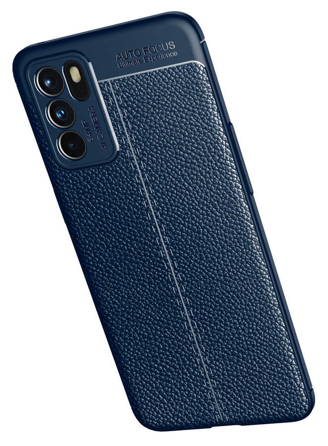 Oppo Reno 6 4G Kılıf Zore Niss Silikon Kapak Kırmızı