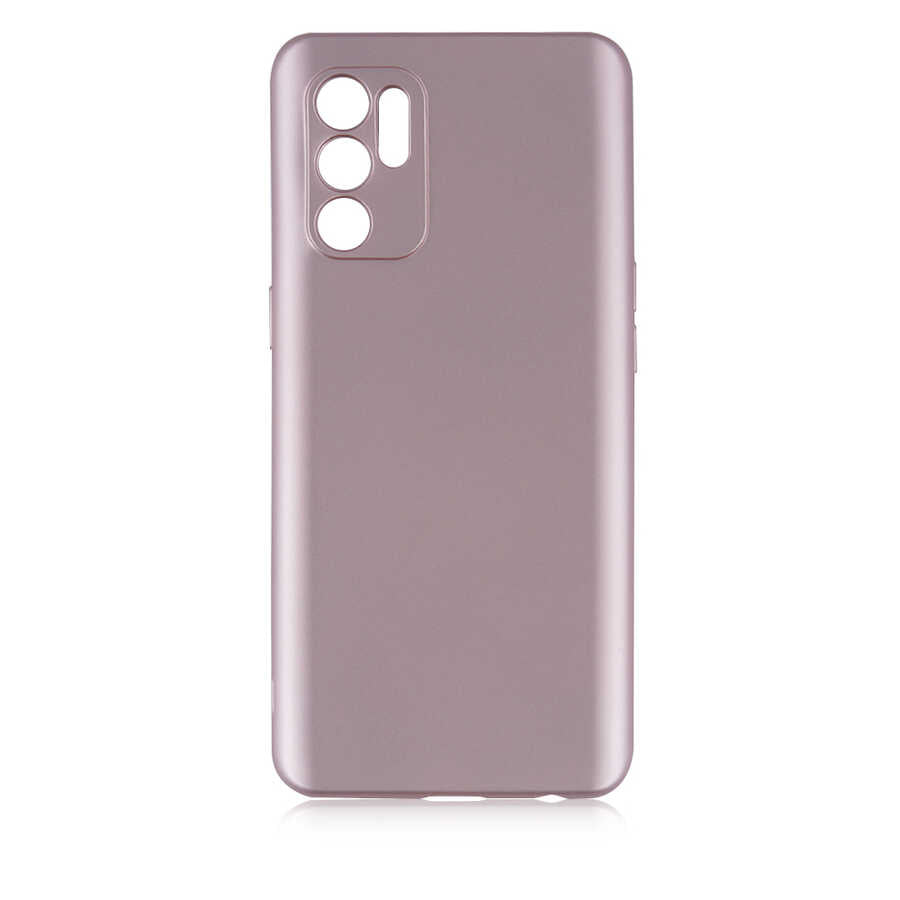Oppo Reno 6 4G Kılıf Zore Premier Silikon Kapak Rose Gold