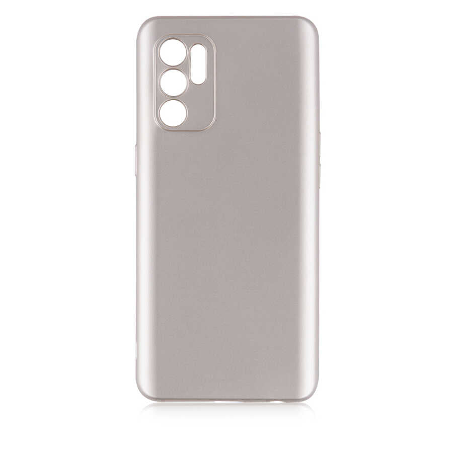 Oppo Reno 6 4G Kılıf Zore Premier Silikon Kapak Gold