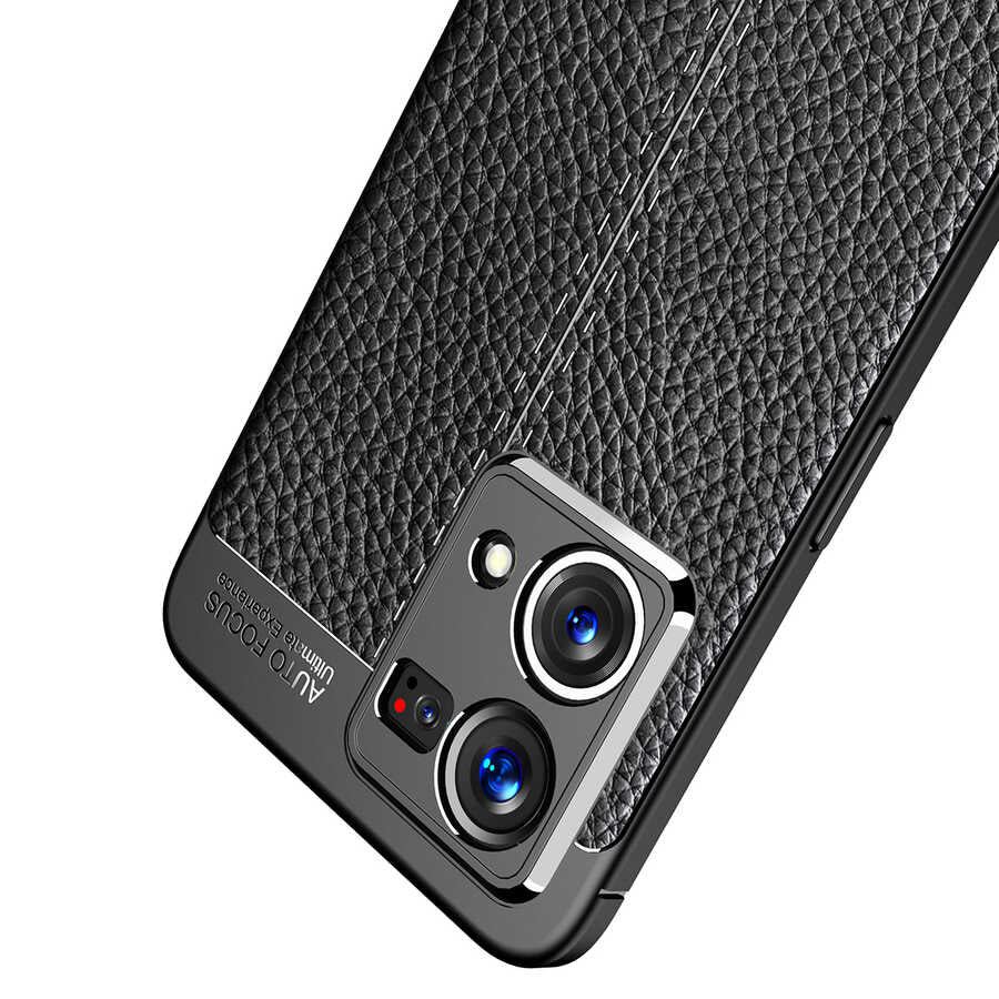 Oppo Reno 7 4G Kılıf Zore Niss Silikon Kapak Siyah