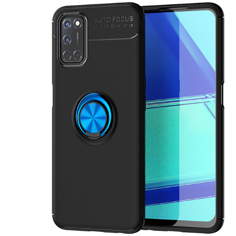 Oppo Reno A52 Kılıf Zore Ravel Silikon Kapak Kırmızı