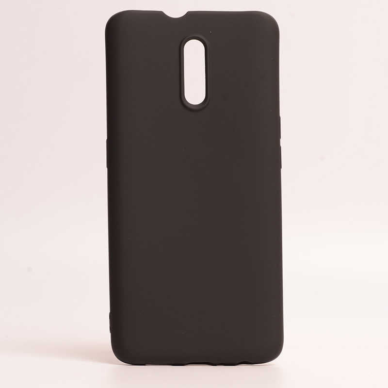 Oppo Reno Kılıf Zore Premier Silikon Kapak Siyah