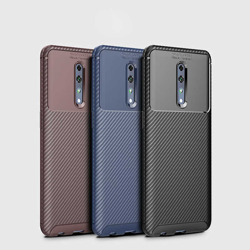 Oppo Reno Z Kılıf Zore Negro Silikon Kapak Lacivert