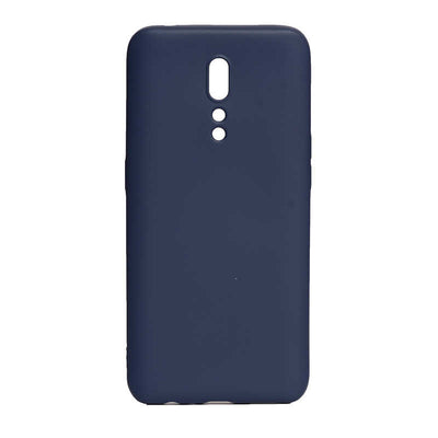 Oppo Reno Z Kılıf Zore Premier Silikon Kapak Saks Mavi