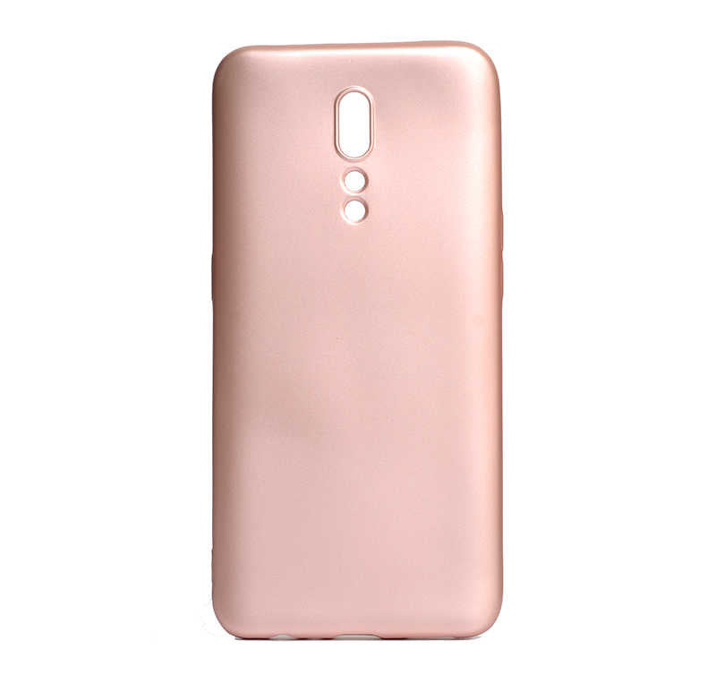 Oppo Reno Z Kılıf Zore Premier Silikon Kapak Rose Gold