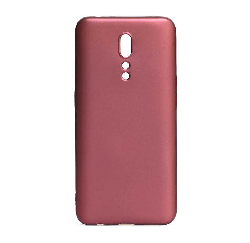 Oppo Reno Z Kılıf Zore Premier Silikon Kapak Mürdüm
