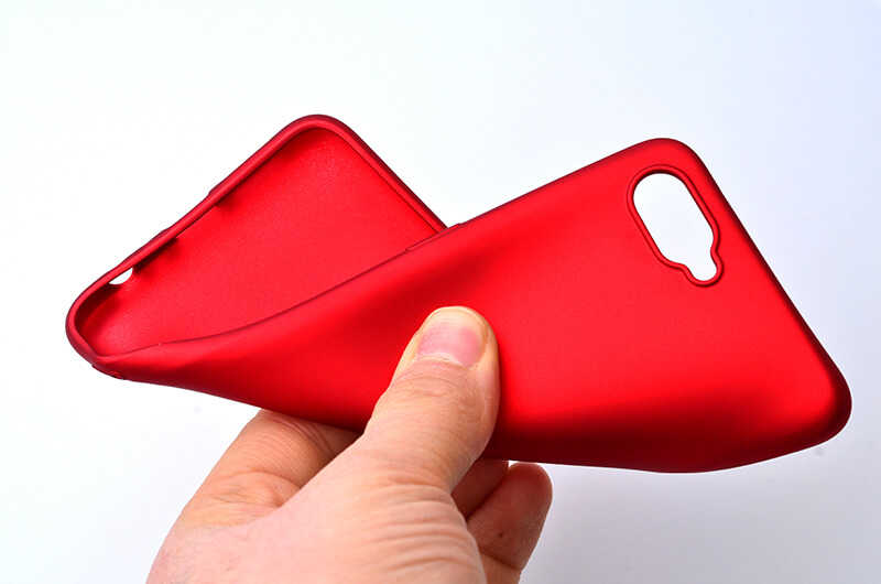 Oppo RX17 Neo Kılıf Zore Premier Silikon Kapak Saks Mavi