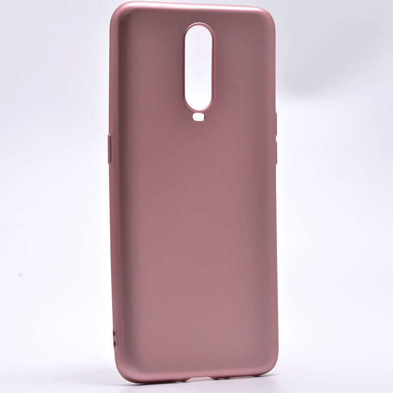 Oppo RX17 Pro Kılıf Zore Premier Silikon Kapak Rose Gold