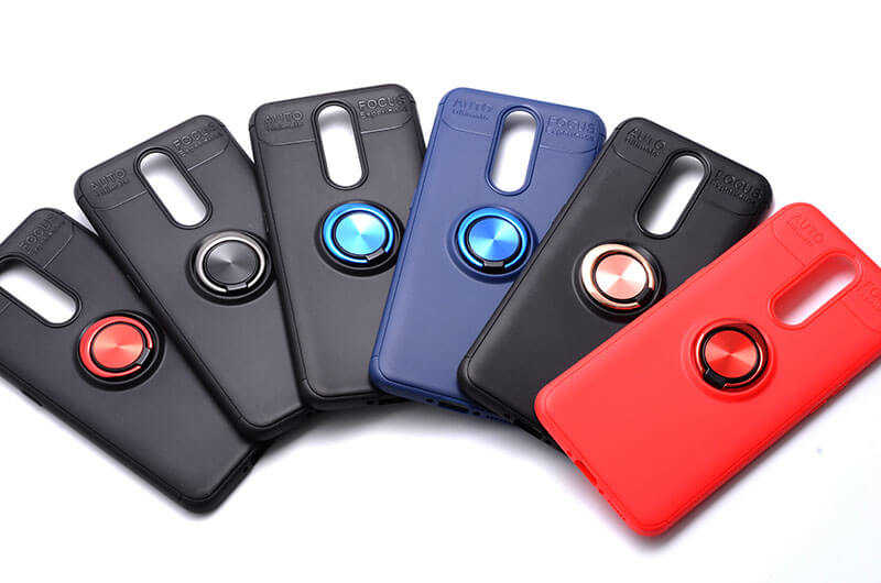 Oppo RX17 Pro Kılıf Zore Ravel Silikon Kapak Mavi