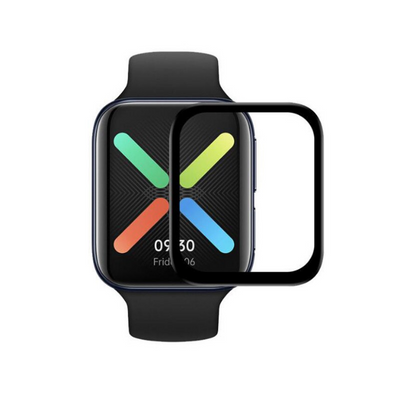 Oppo Watch 41mm Zore PMMA Pet Saat Ekran Koruyucu Siyah