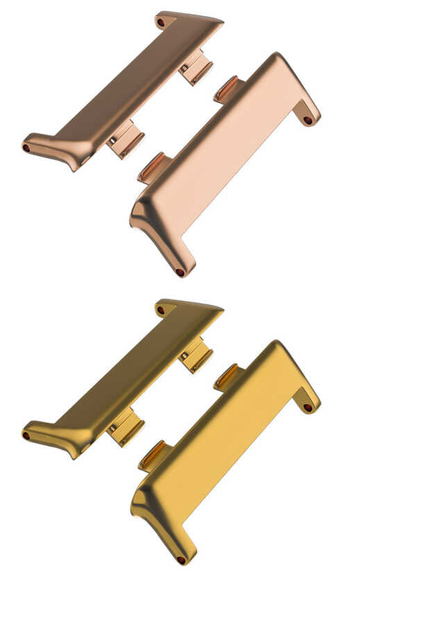 Oppo Watch 46mm 22mm Metal Kordon Dönüştürücü Gri