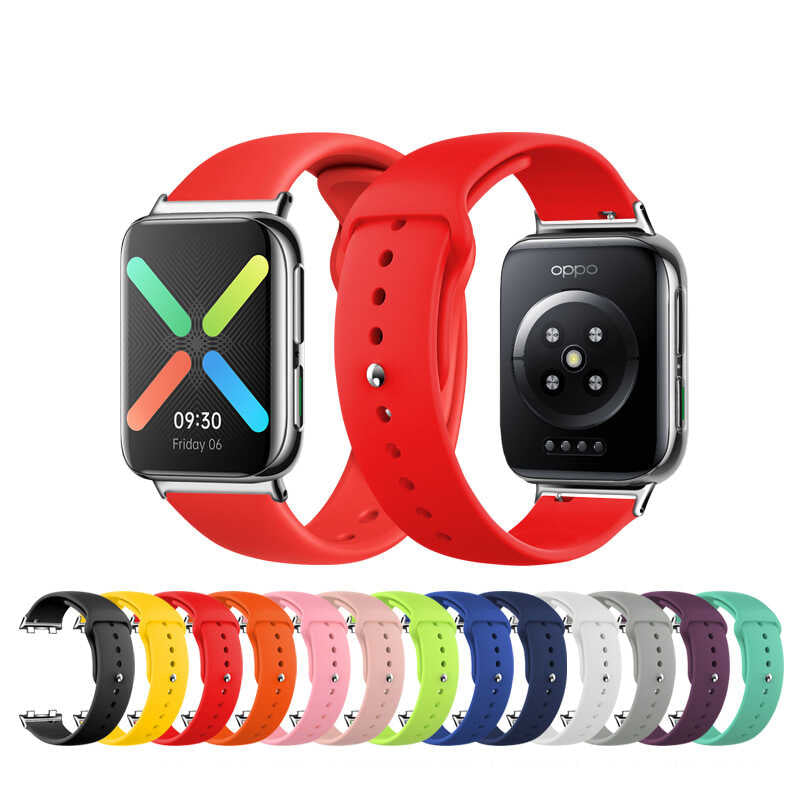 Oppo Watch 46mm 22mm Metal Kordon Dönüştürücü Gri