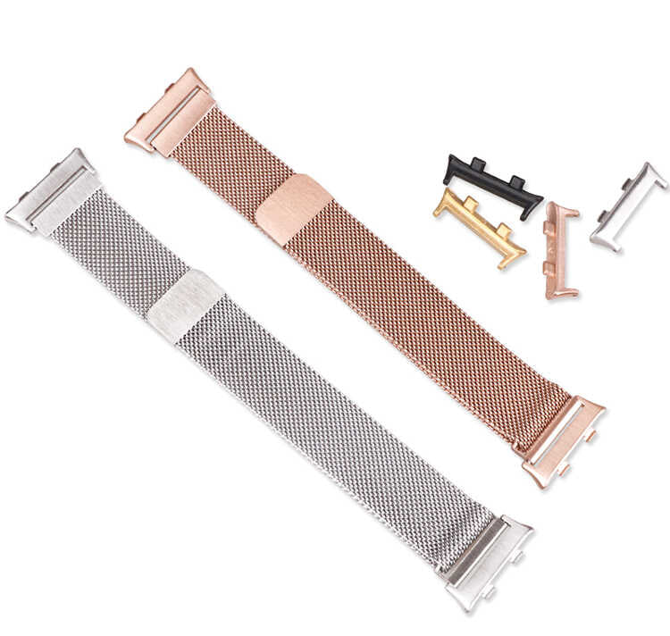 Oppo Watch 46mm 22mm Metal Kordon Dönüştürücü Gri