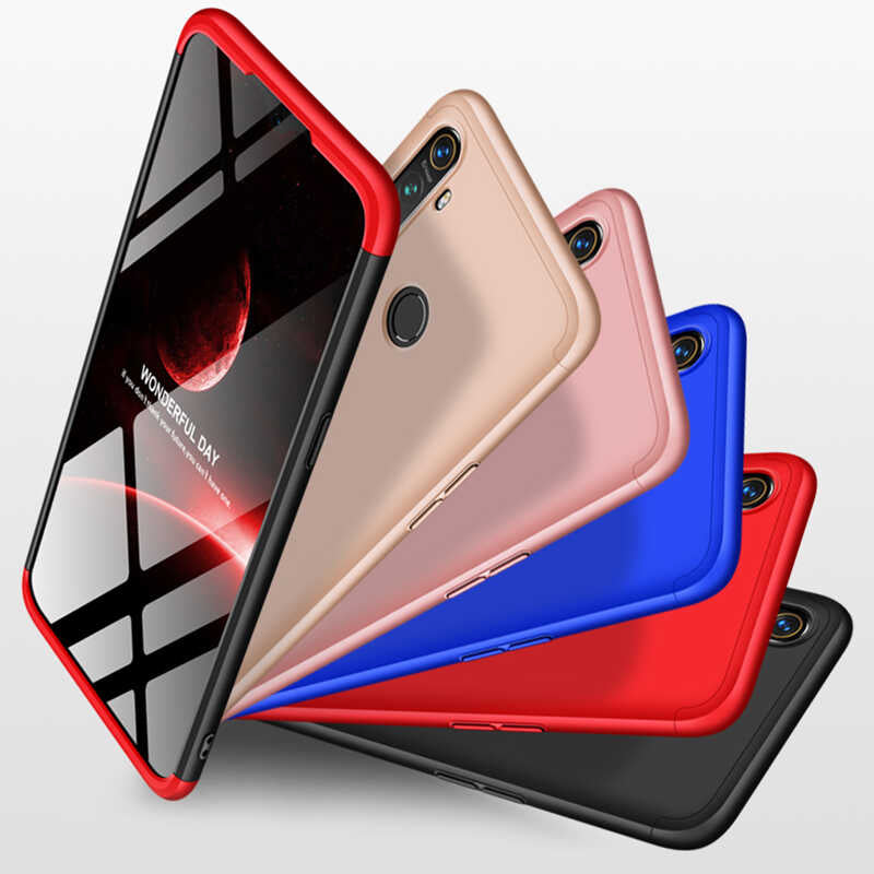 Realme 5 Kılıf Zore Ays Kapak Gold