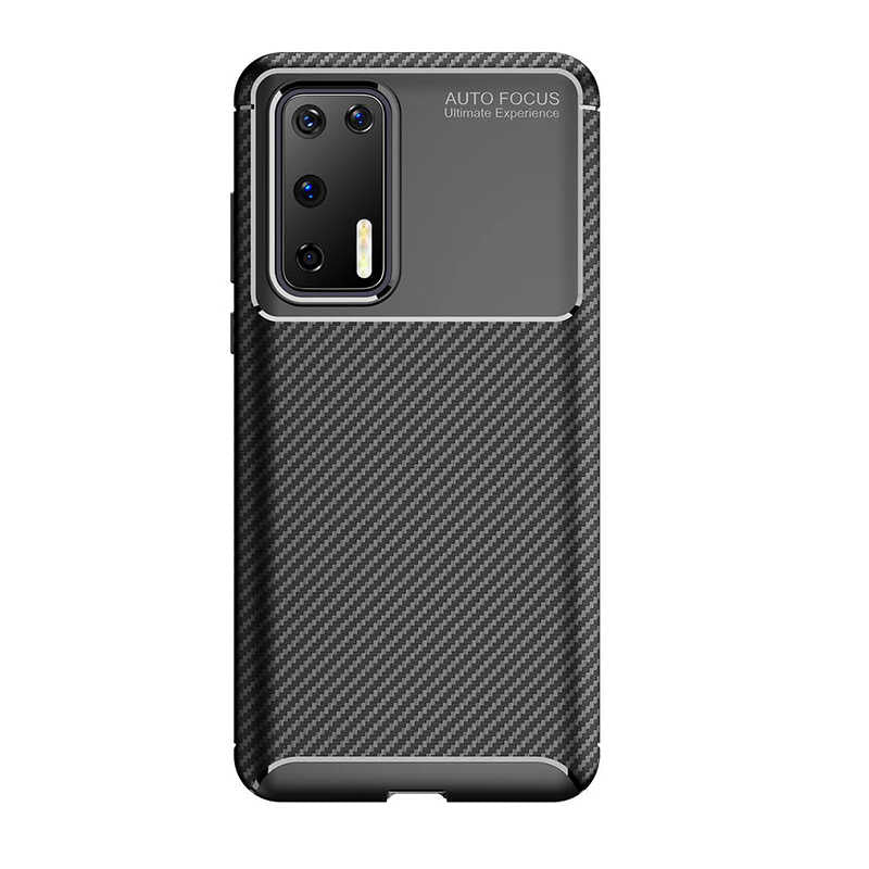 Huawei P40 Kılıf Zore Negro Silikon Kapak Lacivert