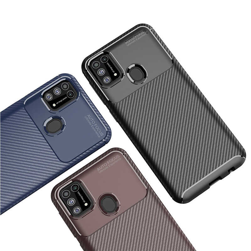 Galaxy M31 Kılıf Zore Negro Silikon Kapak Lacivert