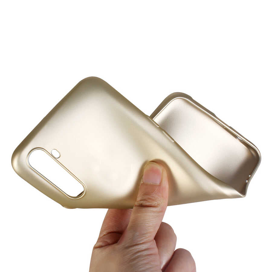 Realme 6 Kılıf Zore Premier Silikon Kapak Saks Mavi
