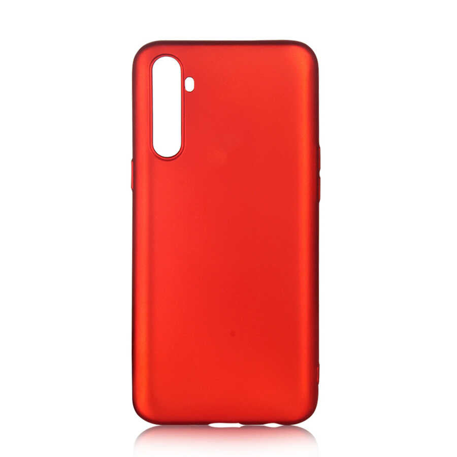 Realme 6 Kılıf Zore Premier Silikon Kapak Kırmızı