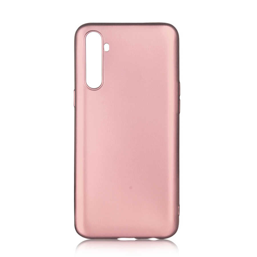 Realme 6 Kılıf Zore Premier Silikon Kapak Rose Gold