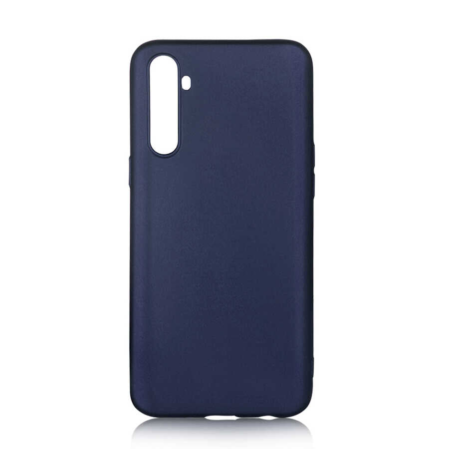 Realme 6 Kılıf Zore Premier Silikon Kapak Lacivert