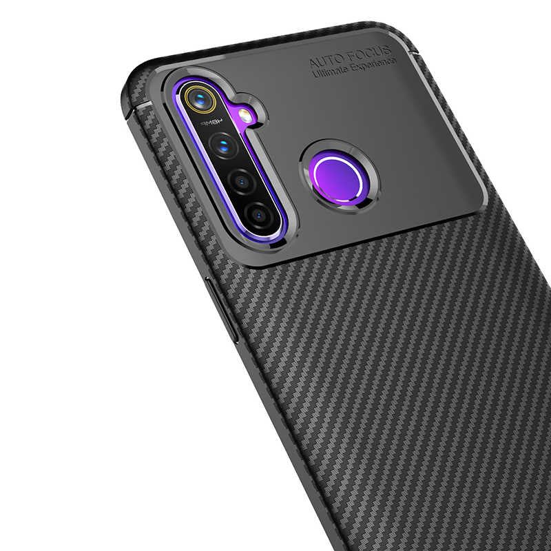 Realme 6İ Kılıf Zore Negro Silikon Kapak Kahverengi