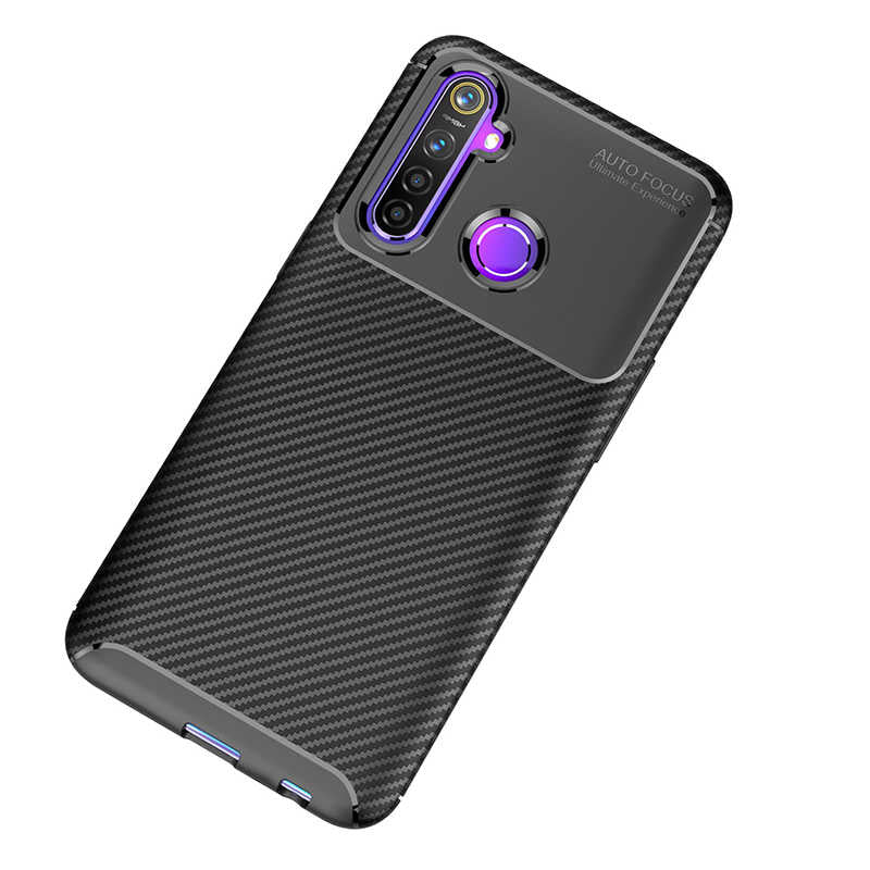 Realme 6İ Kılıf Zore Negro Silikon Kapak Kahverengi