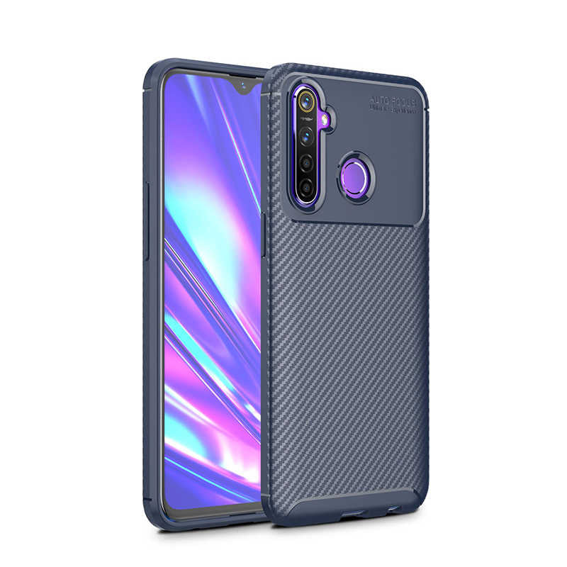 Realme 6İ Kılıf Zore Negro Silikon Kapak Lacivert