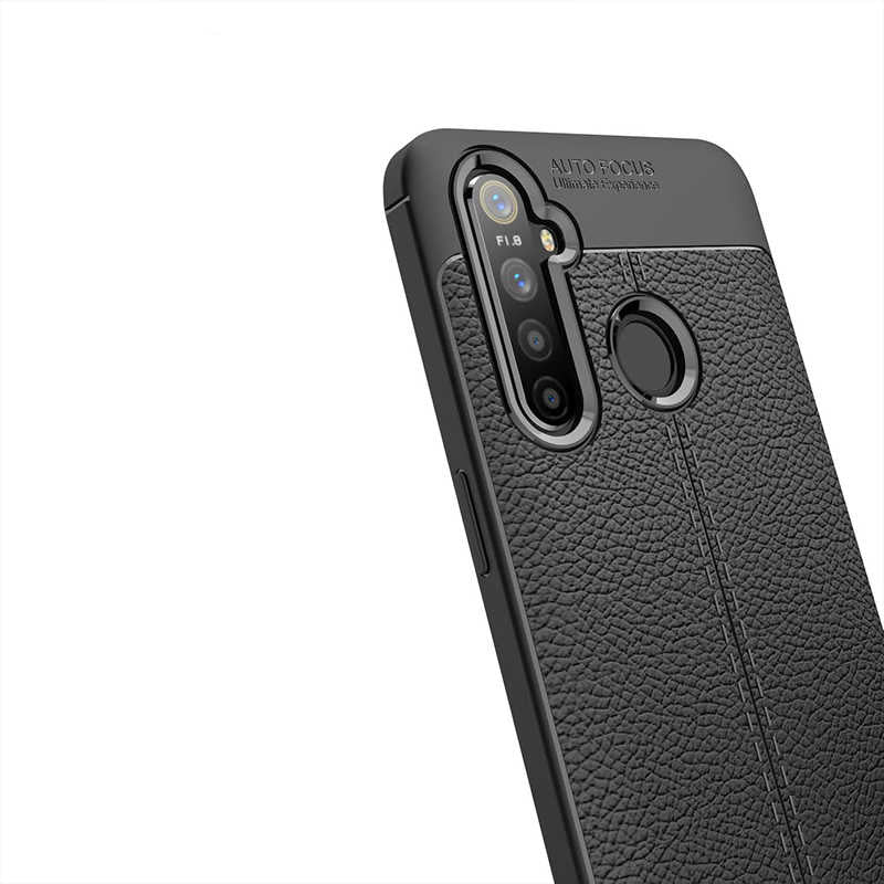Realme 6İ Kılıf Zore Niss Silikon Kapak Kırmızı