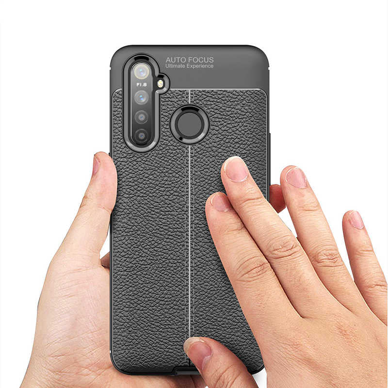 Realme 6İ Kılıf Zore Niss Silikon Kapak Siyah