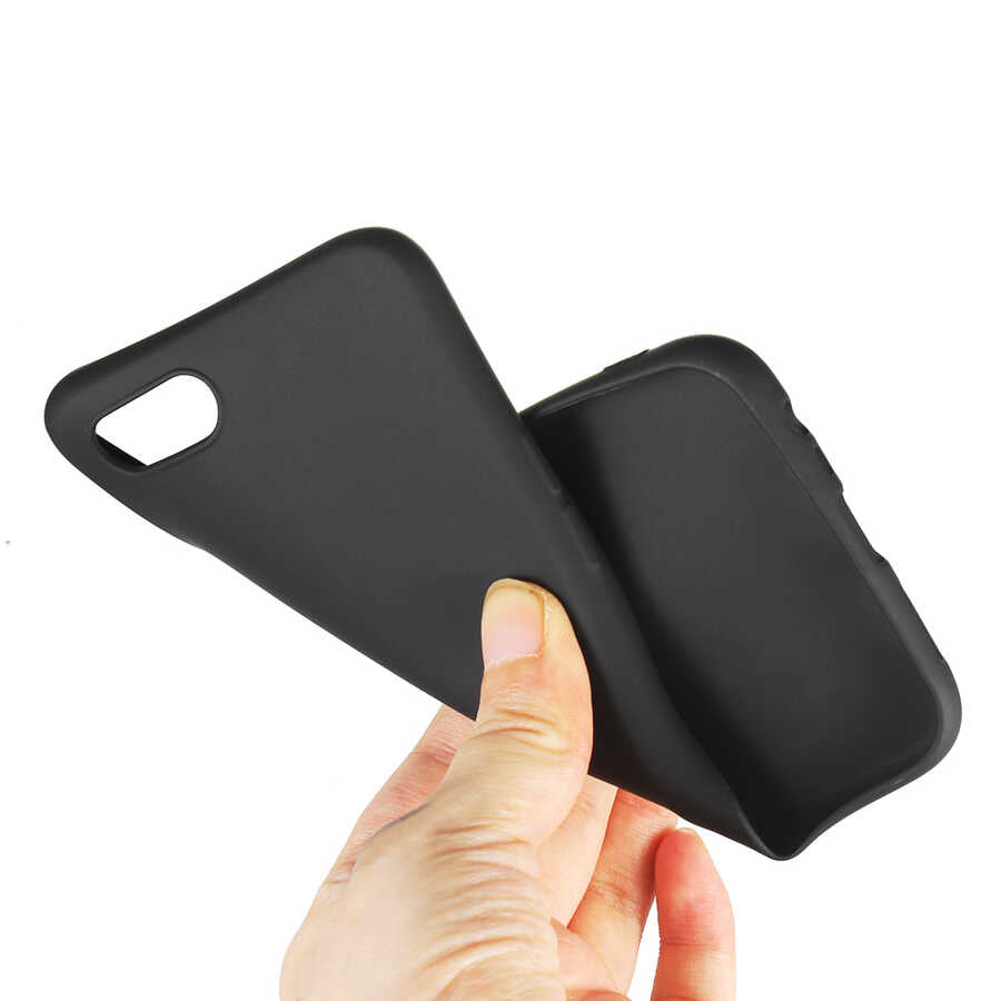 Realme C2 Kılıf Zore Premier Silikon Kapak Siyah