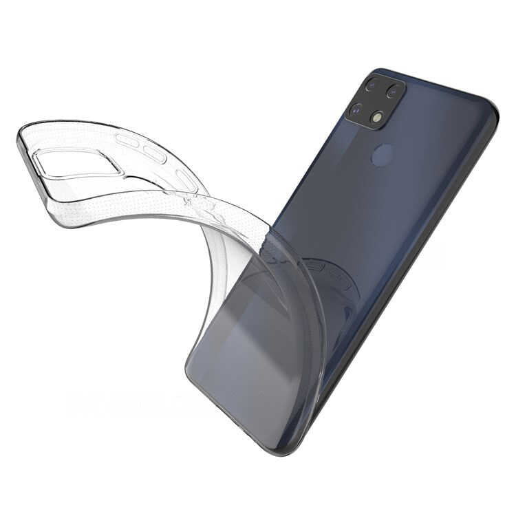 Realme C25 Kılıf Zore Kamera Korumalı Süper Silikon Kapak Renksiz