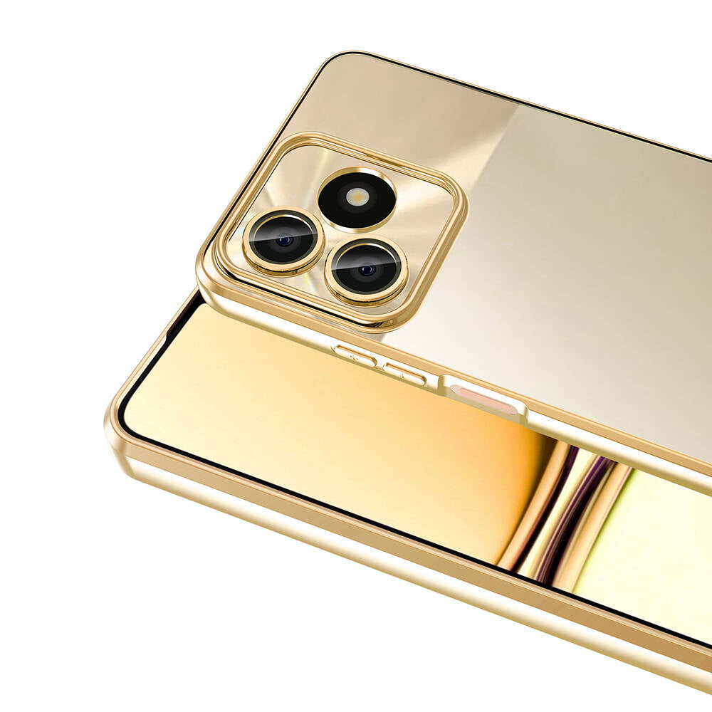 Realme C53 Kılıf Kamera Korumalı Logo Gösteren Zore Omega Kapak Lila