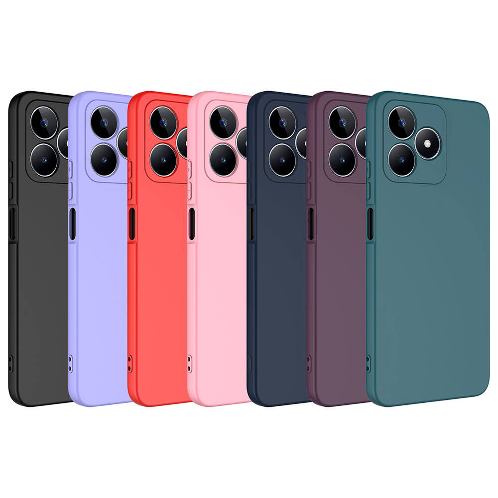 Realme C53 Kılıf Zore Mara Lansman Kapak Lila