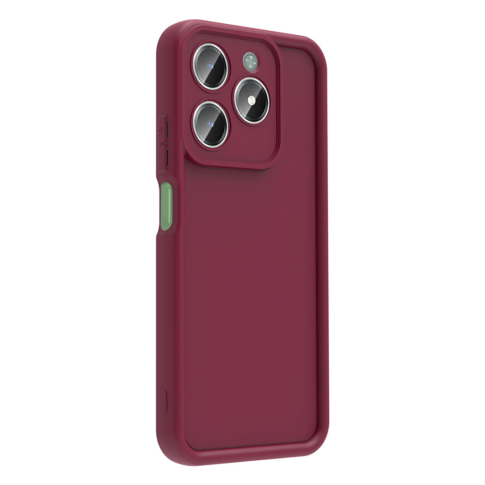 Realme C61 Kılıf Kamera Korumalı Zore Ananas Kapak Pembe