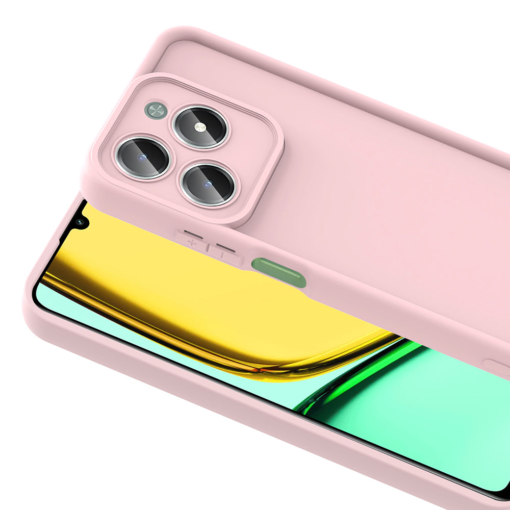 Realme C61 Kılıf Kamera Korumalı Zore Ananas Kapak Siyah