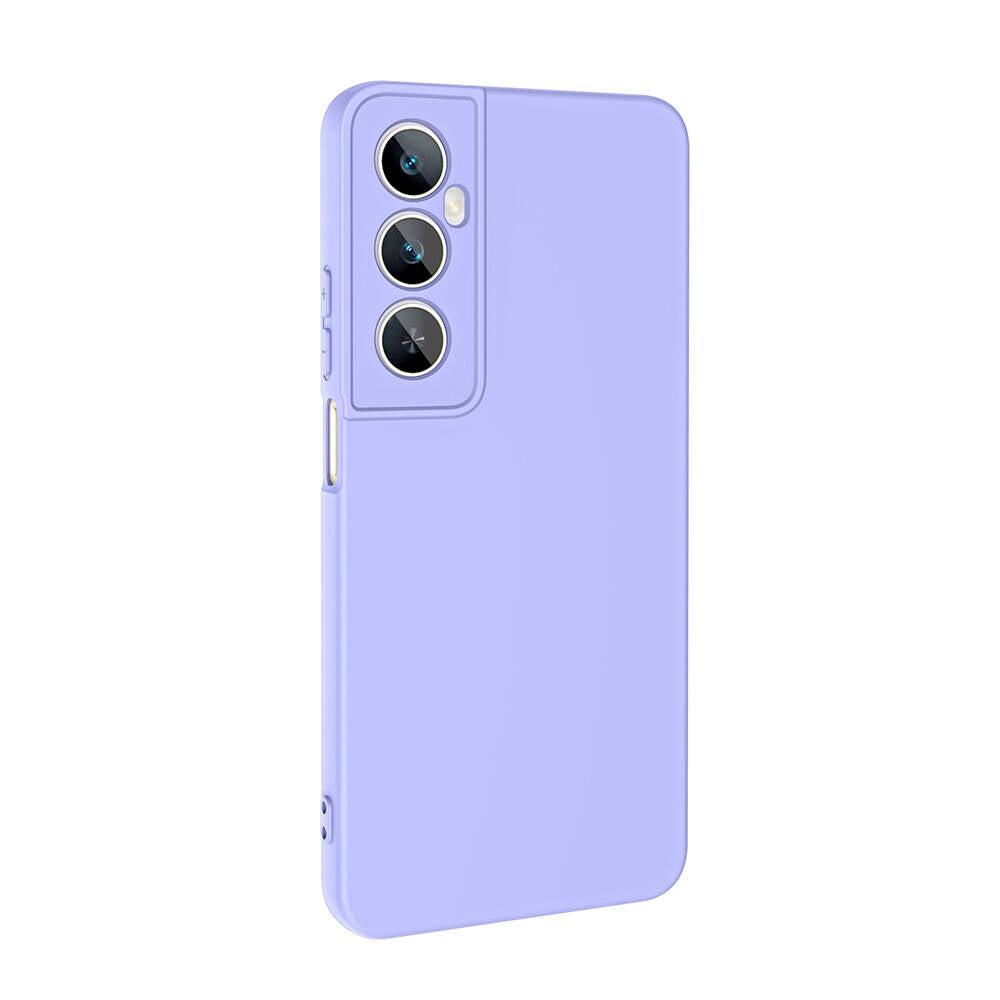 Realme C65 4G Kılıf Zore Mara Lansman Kapak Lila
