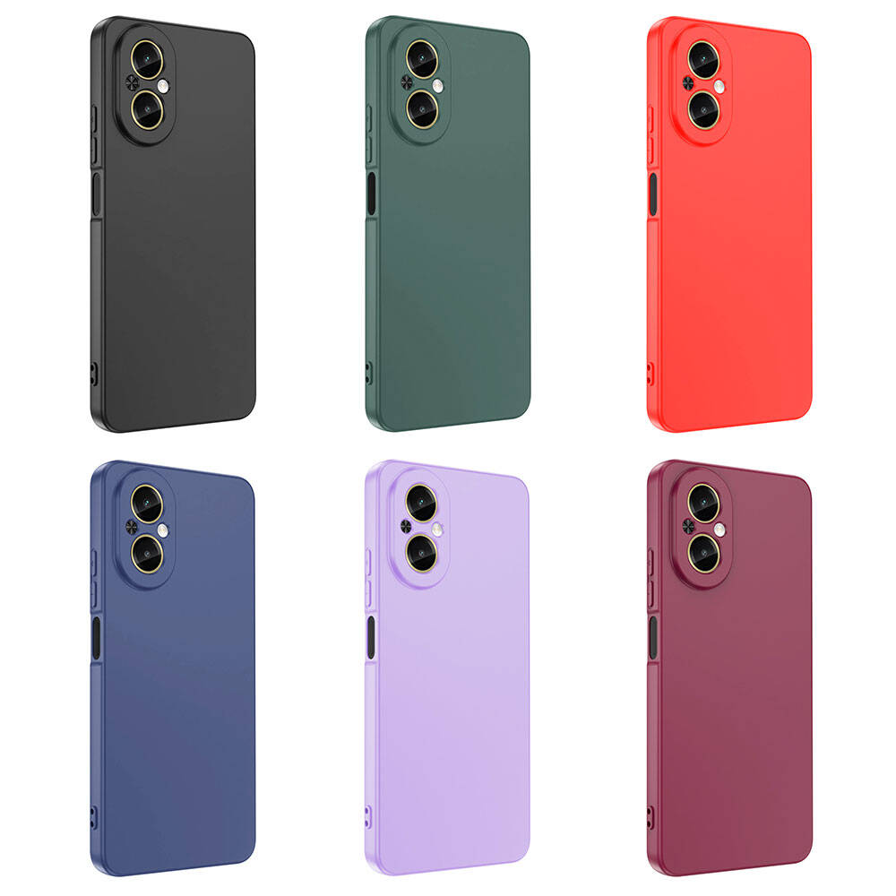 Realme 12 Lite Kılıf Zore Mara Lansman Kapak Lila