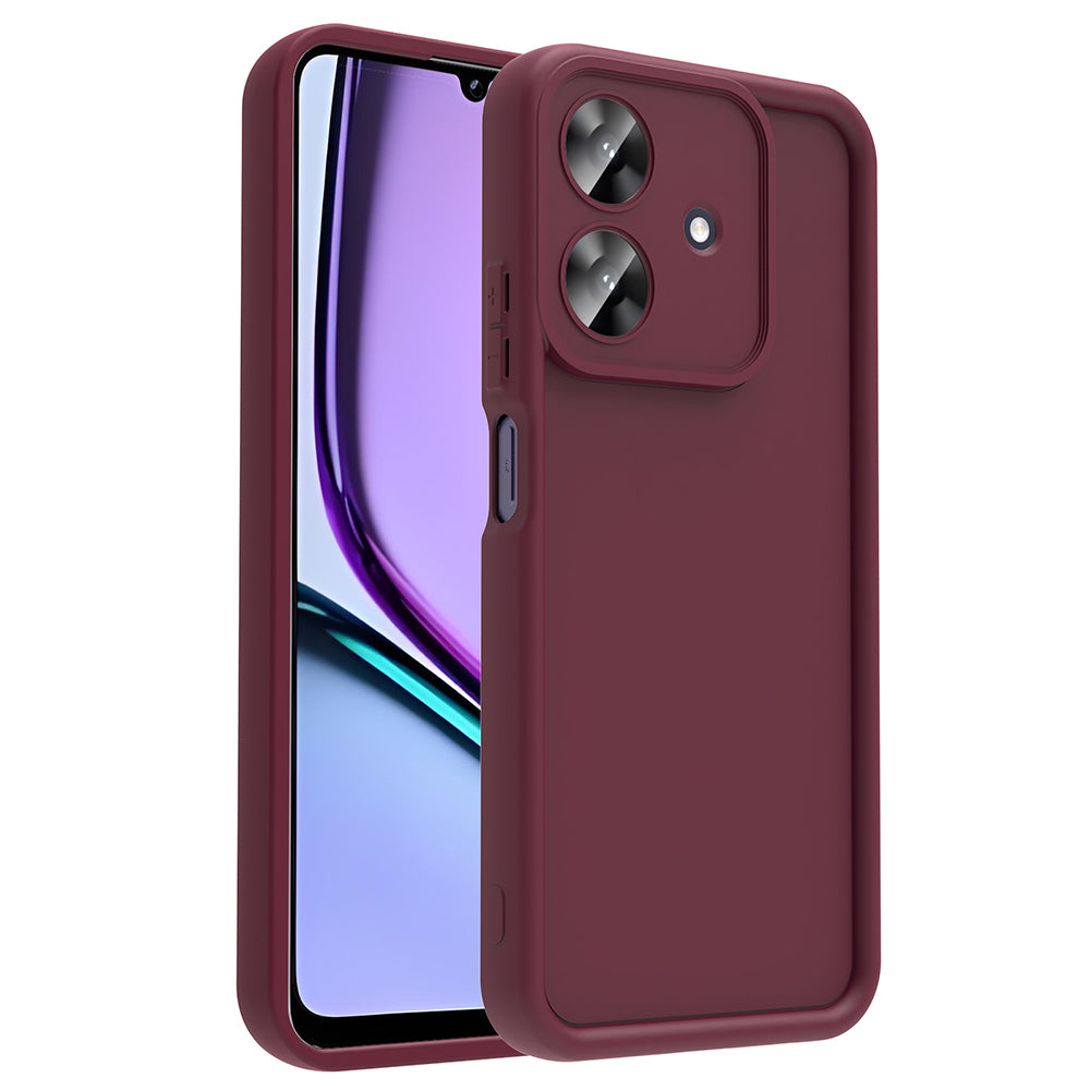 Realme Note 60 Kılıf Kamera Korumalı Zore Ananas Kapak Koyu Yeşil