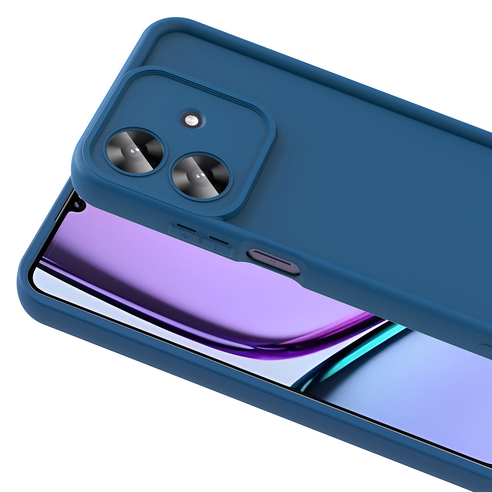 Realme Note 60 Kılıf Kamera Korumalı Zore Ananas Kapak Koyu Yeşil