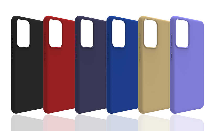 Reeder P13 Blue 2022 Kılıf Zore Biye Silikon Siyah