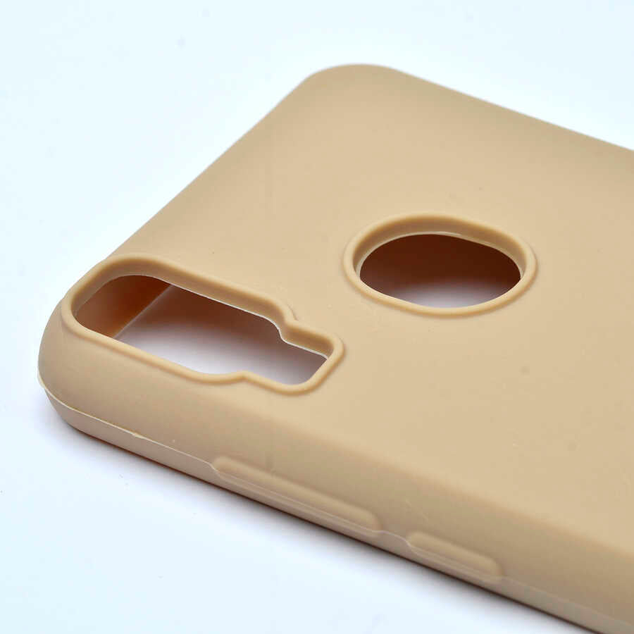 Reeder P13 Blue Kılıf Zore Biye Silikon Gold