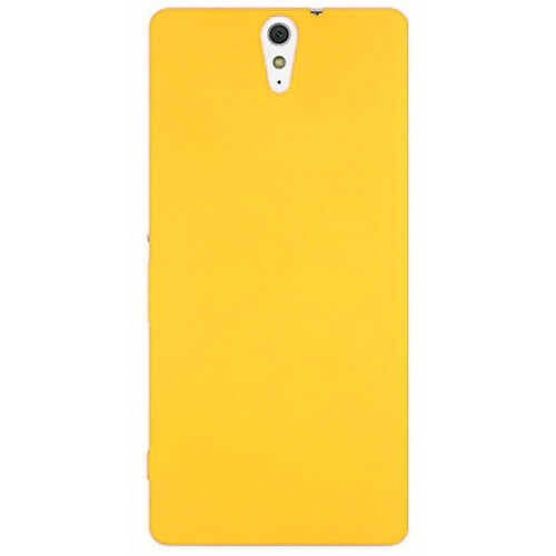 Sony Xperia C5 Kılıf Zore Premier Silikon Kapak Sarı