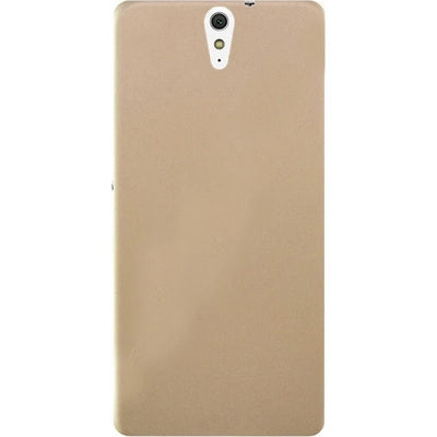 Sony Xperia C5 Kılıf Zore Premier Silikon Kapak Gold