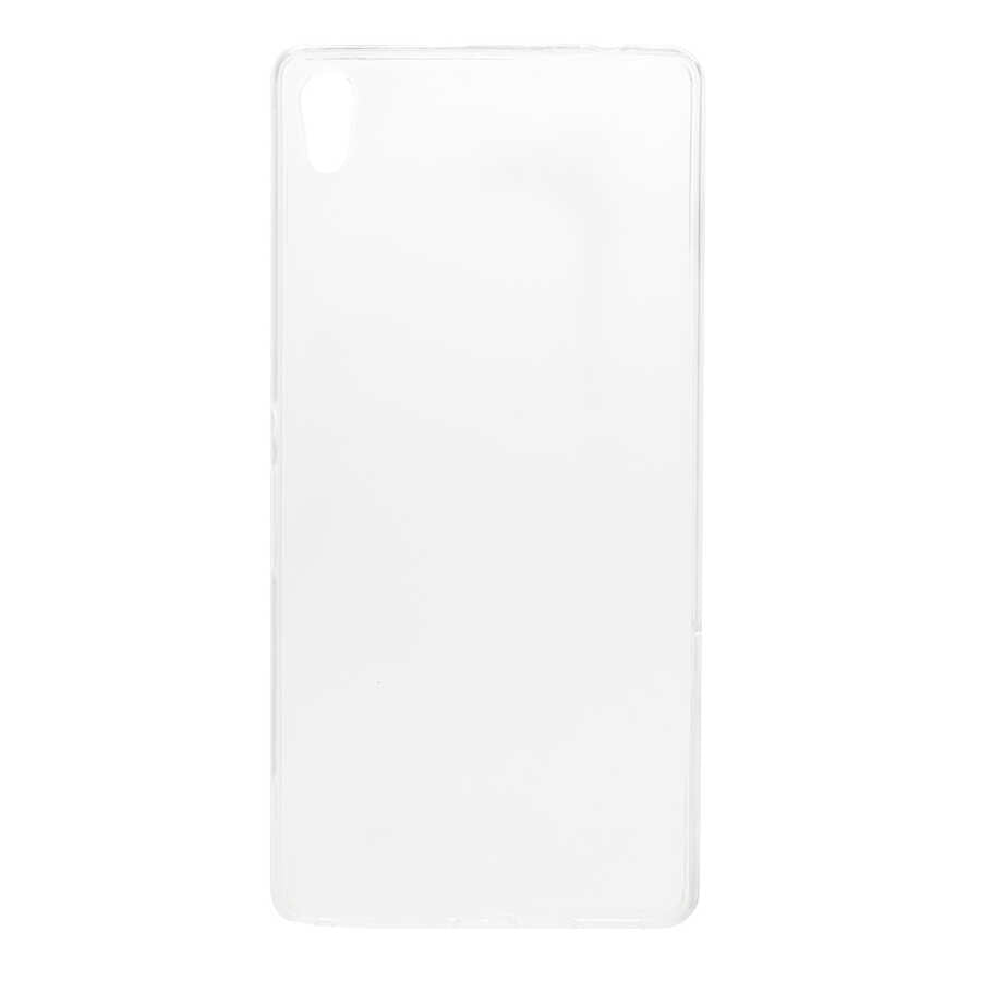 Sony Xperia XA Ultra Kılıf Zore Süper Silikon Kapak Renksiz